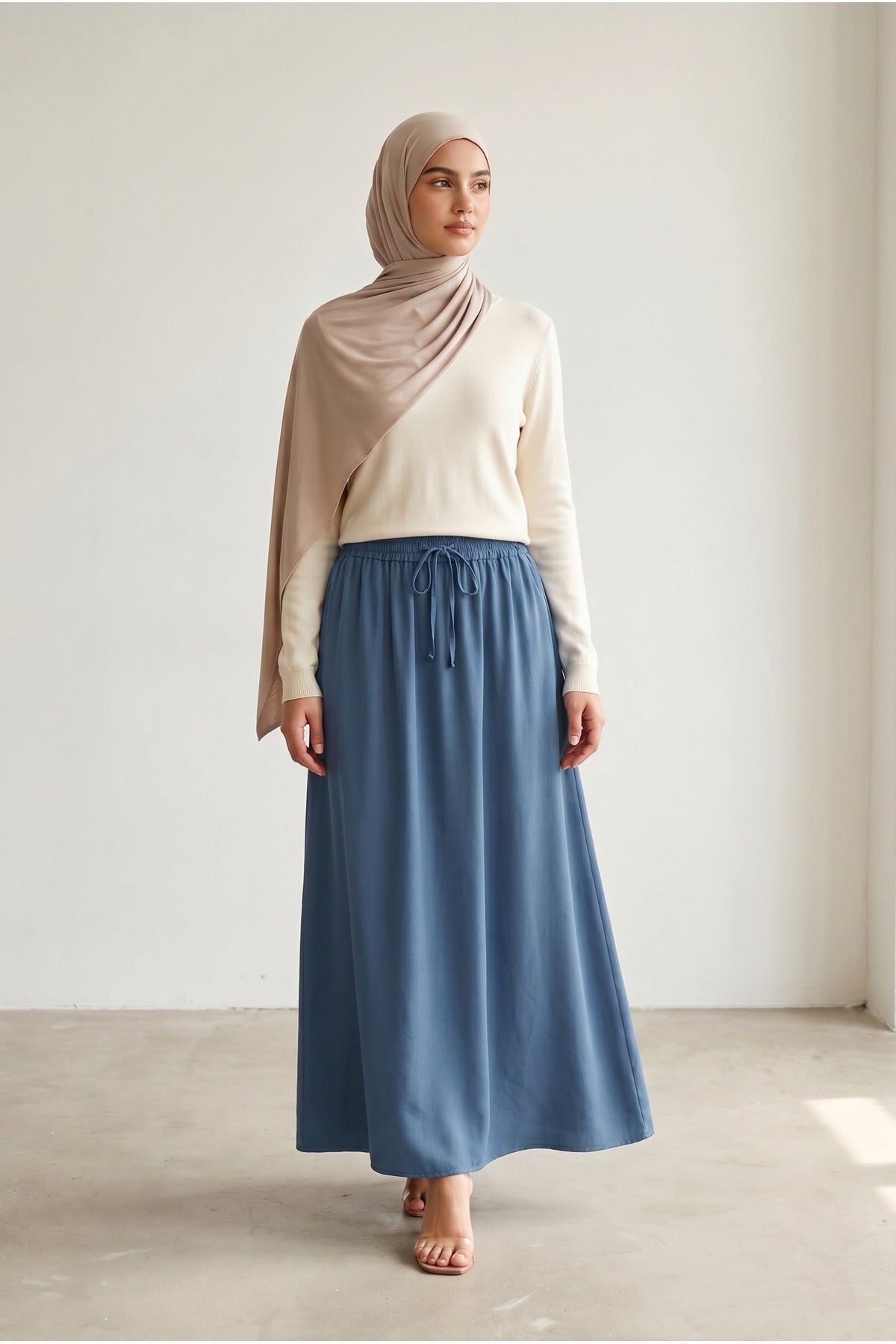 Beli Lastikli Tansel Etek - LVR002 - Mavi