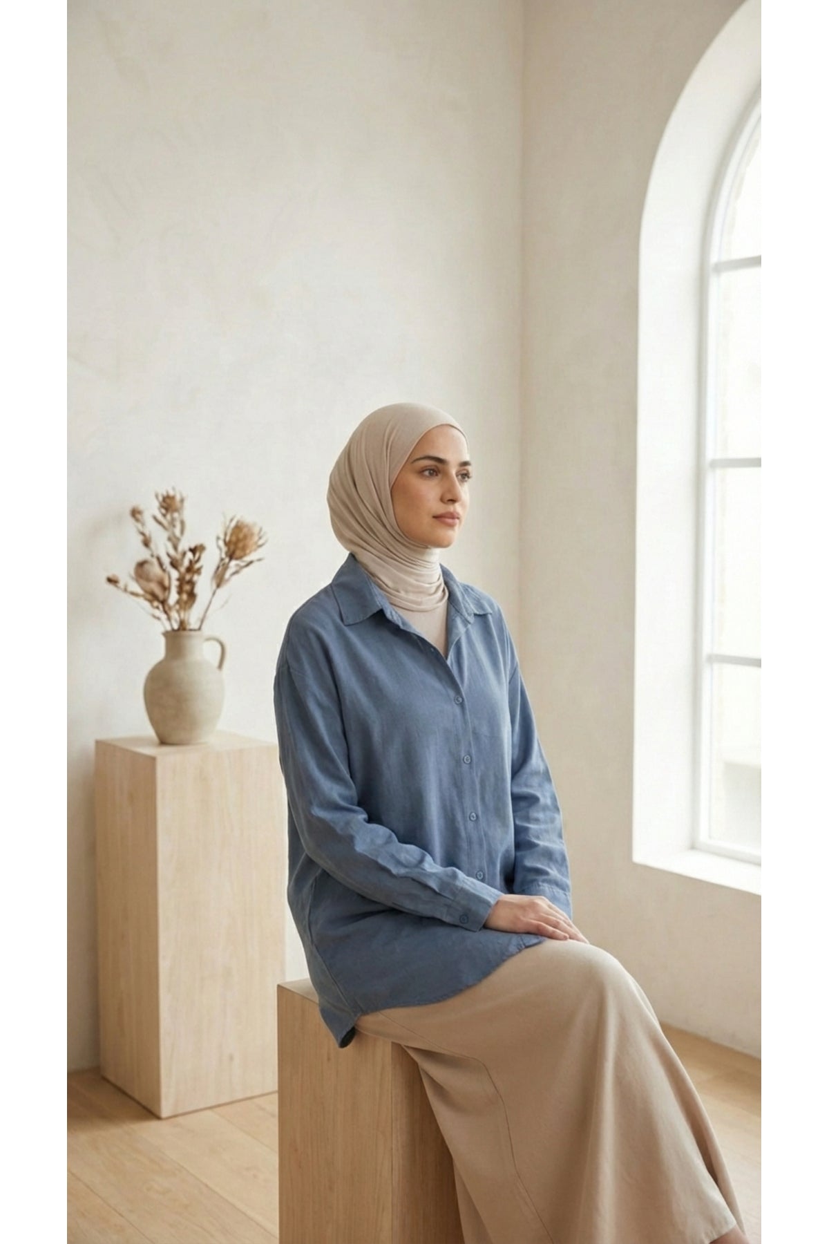 Tensel Kumaş Tunik