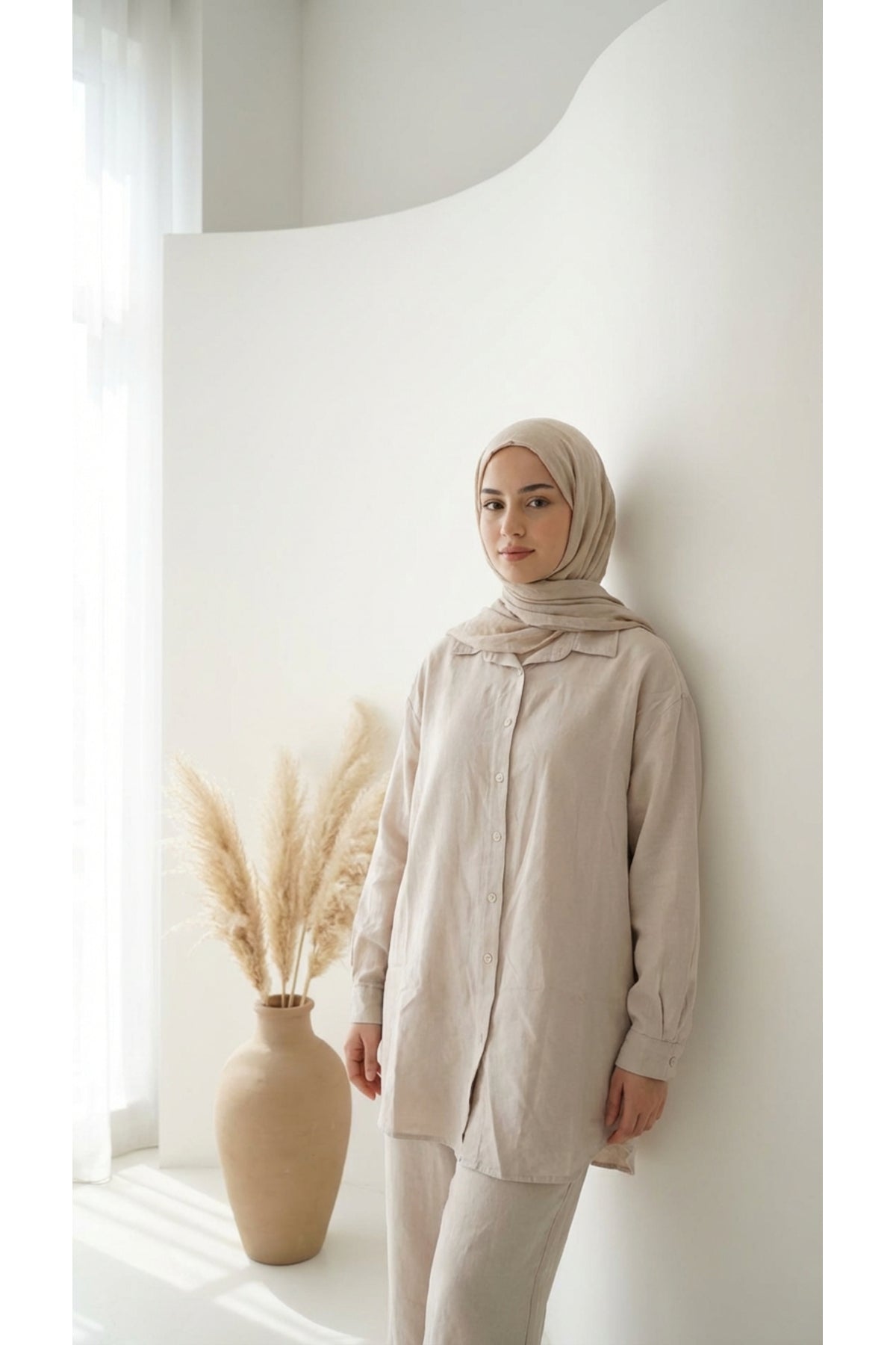 Tensel Kumaş Tunik
