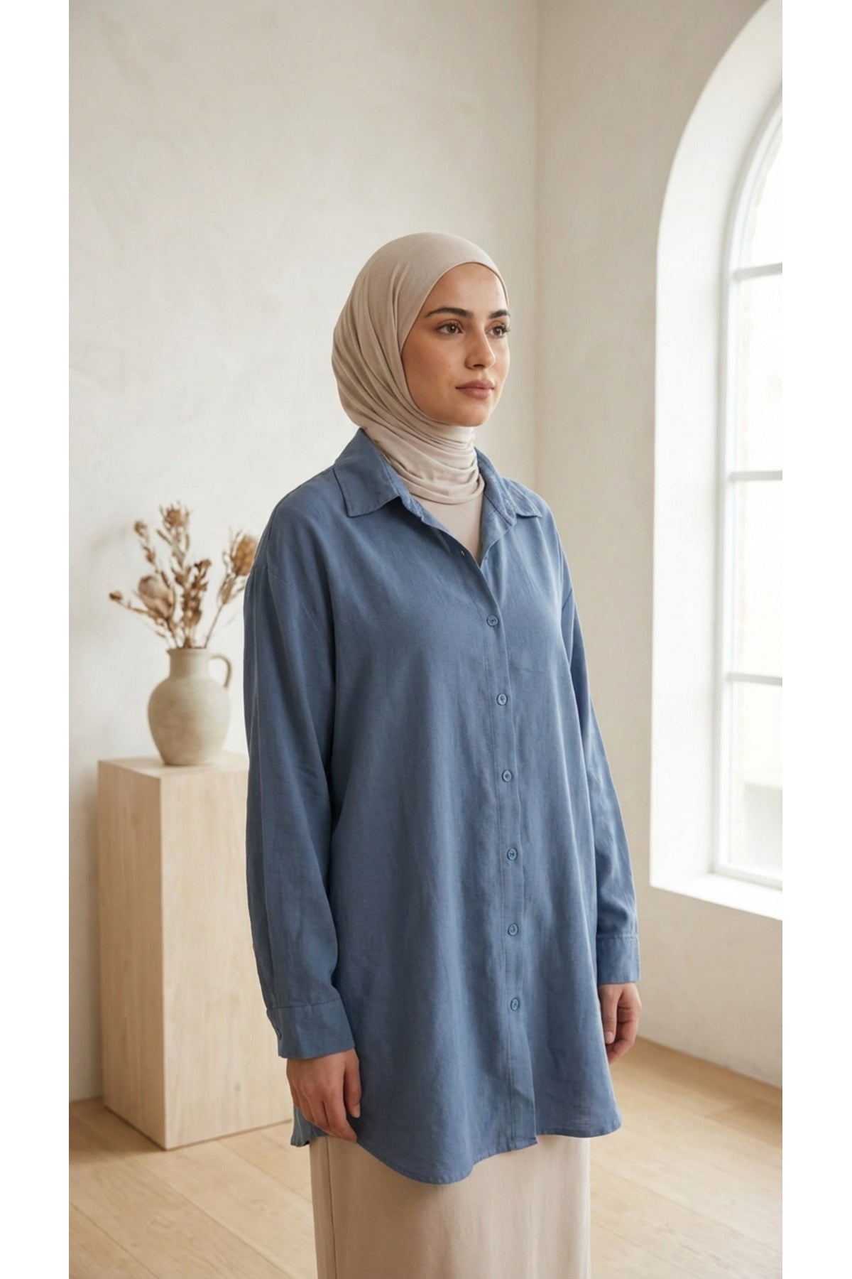 Tensel Kumaş Tunik