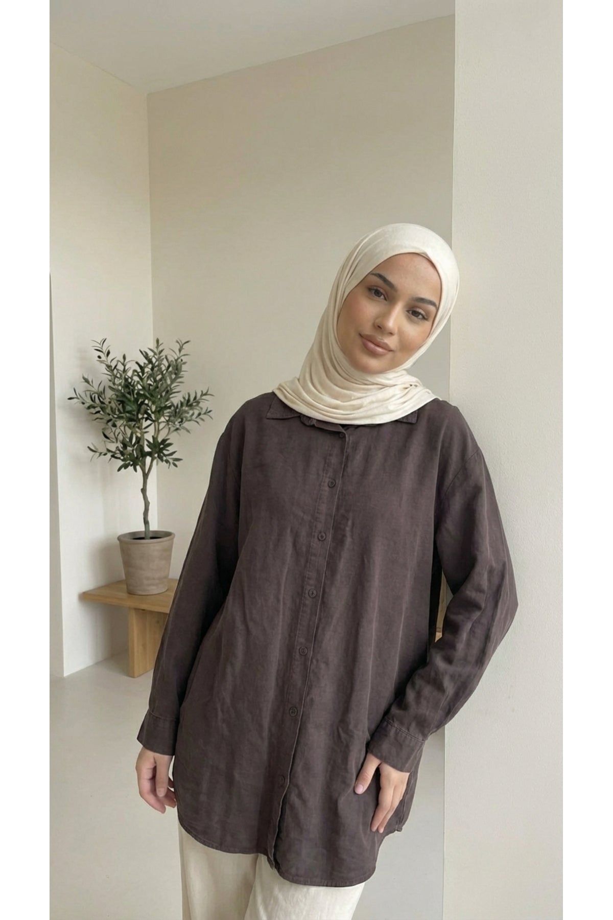 Tensel Kumaş Tunik