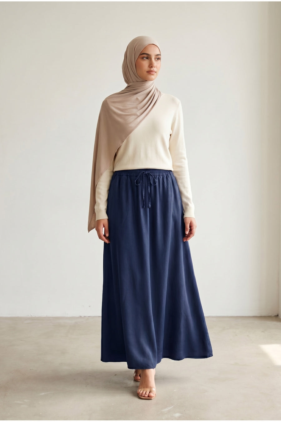Beli Lastikli Tansel Etek - LVR002 - Lacivert