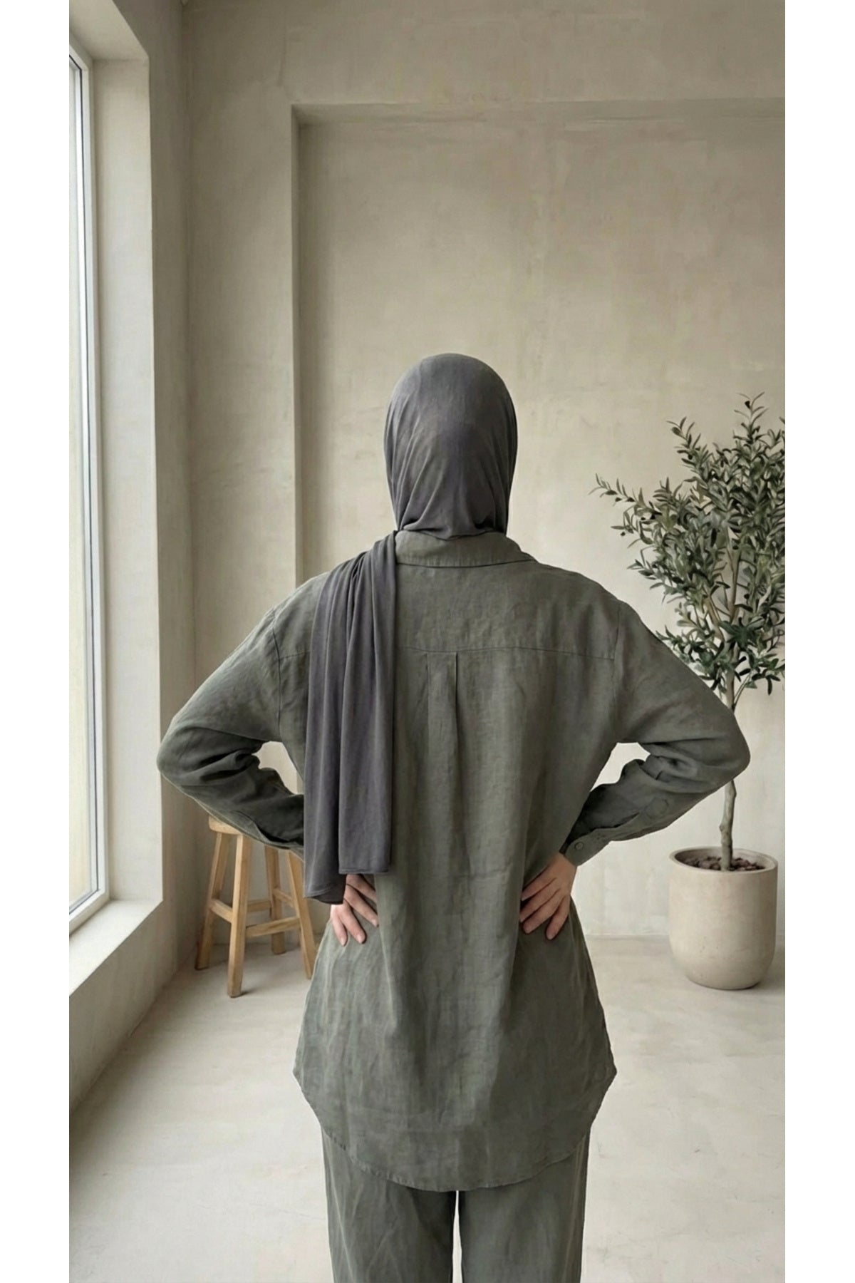 Tensel Kumaş Tunik