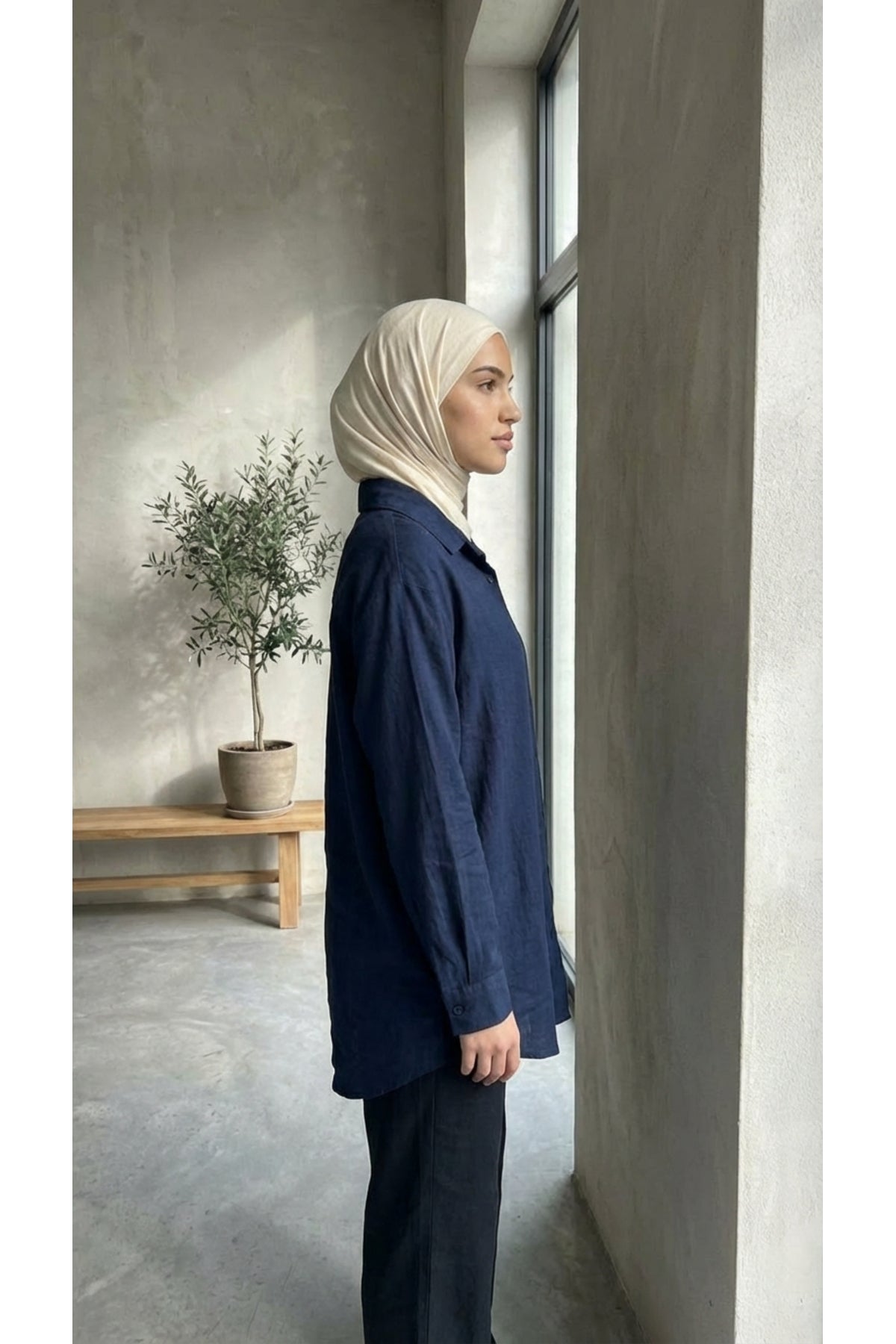 Tensel Kumaş Tunik