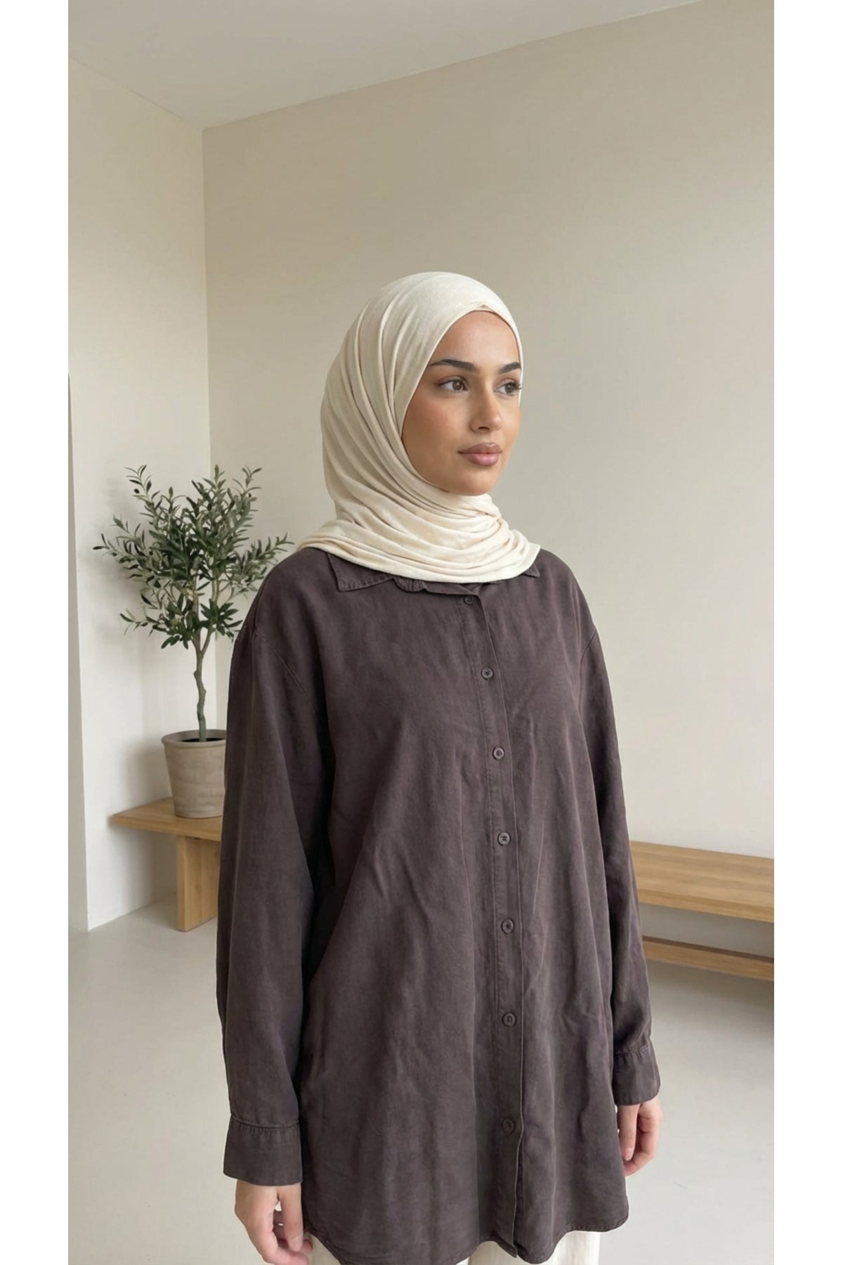 Tensel Kumaş Tunik
